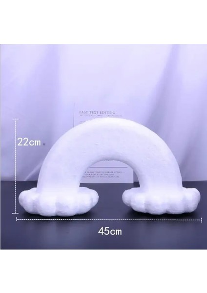 Gökkuşağı 45 cm Dıy Her Türlü Gül Ayı Modeli Köpek Düğün Dekorasyon Sahte Çiçekler Noel Süslemeleri Çiçek Dekorasyon Vazo ile Tavşan Kalıp (Yurt Dışından)