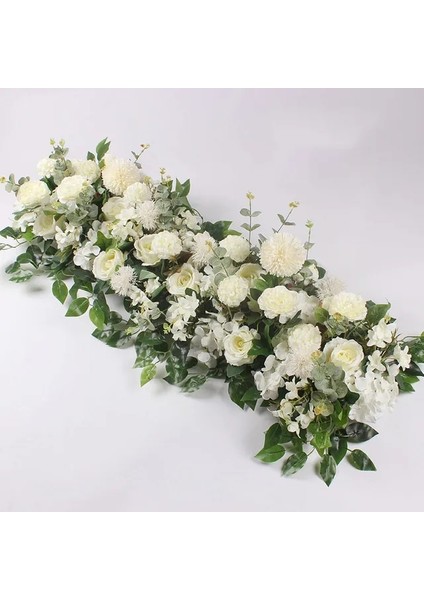 234-2 50CM 100CM 50CM Yapay Düğün Çiçekleri Duvar Demir Kemer Zemin Dekor Malzemeleri Sahte Ipek Şakayık Gül Sıra Masa Centerpiece Düzenlemek (Yurt Dışından)