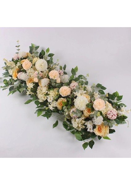 234-2 50CM 100CM 50CM Yapay Düğün Çiçekleri Duvar Demir Kemer Zemin Dekor Malzemeleri Sahte Ipek Şakayık Gül Sıra Masa Centerpiece Düzenlemek (Yurt Dışından) fırsatları