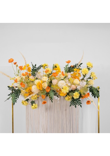 234-2 50CM 100CM 50CM Yapay Düğün Çiçekleri Duvar Demir Kemer Zemin Dekor Malzemeleri Sahte Ipek Şakayık Gül Sıra Masa Centerpiece Düzenlemek (Yurt Dışından) indirimleri