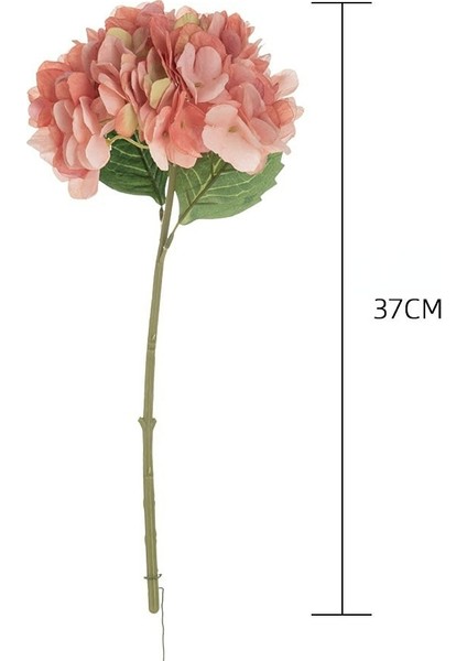 Sütlü Beyaz 37 cm Mini Ortanca Yapay Çiçek Tek Şube Ortanca Dekorasyon Düğün El Buketi Gül Duvar Sahte Çiçek Ev Dekor (Yurt Dışından) indirimleri