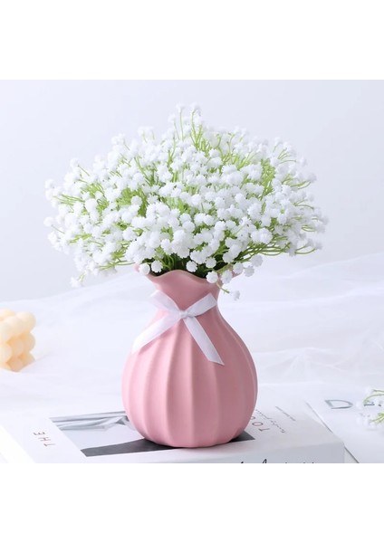 Stil 1 20 cm Beyaz Gypsophila Yapay Çiçekler Düğün Dıy Buket Dekorasyon Aranjmanı Plastik Bebekler Nefes Sahte Çiçek Ev Dekor (Yurt Dışından)