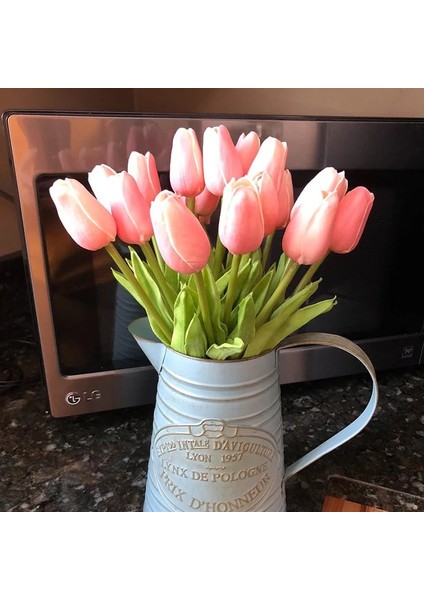 F03 10 Adet 5/10 Adet Laleler Yapay Çiçek Pu Gerçek Dokunmatik Lale Buketi Sahte Çiçek Ev Hediye Için Düğün Dekoratif Çiçekler 21 Renk Mevcut (Yurt Dışından) fırsatları