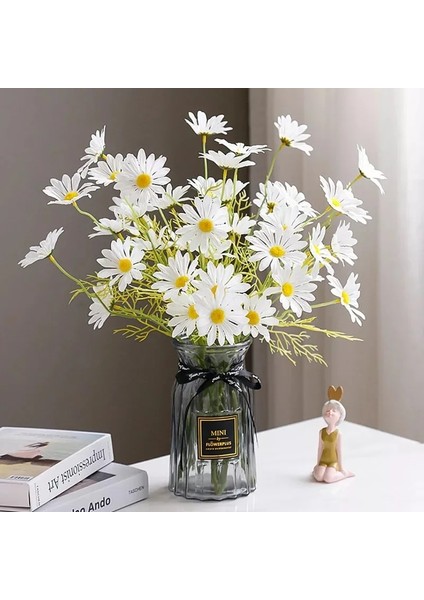 Sarı 1 Adet 5 Kafa 50 cm Papatya Yapay Çiçekler Plastik Sahte Buketler Ev Dekor Bahçe Düğün Dekorasyon Vazo Aksesuarları Için Düzenleme (Yurt Dışından) modelleri