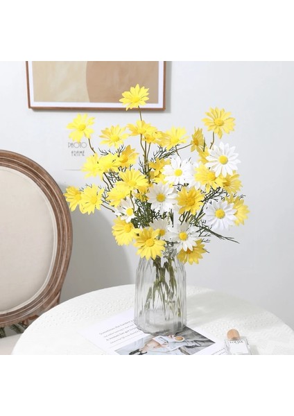 Sarı 1 Adet 5 Kafa 50 cm Papatya Yapay Çiçekler Plastik Sahte Buketler Ev Dekor Bahçe Düğün Dekorasyon Vazo Aksesuarları Için Düzenleme (Yurt Dışından) indirimleri