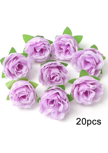 25 Toplu Yapay Çiçekler Kafa Düğün Ev Dekor Için Dıy Mor Çiçekler Dekorasyon Doğum Günü Partisi Noel Sonbahar Dekorasyon (Yurt Dışından)
