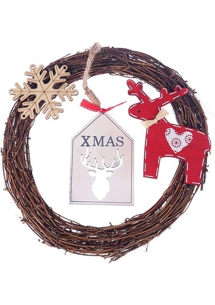 20 cm Düğün Dekorasyon Çelenk Doğal Rattan Çelenk Çelenk Dıy El Sanatları Dekor Ev Kapı Büyük Ağaç Noel Hediyesi Parti Süsleme (Yurt Dışından) modelleri