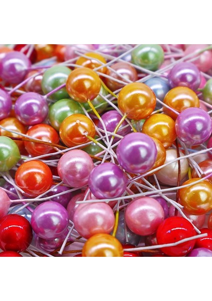 F07 100 Adet Mini Yapay Meyve Berry Çiçek Plastik Inci Ercik Kiraz Düğün Festivali Dıy Hediye Çelenk Dekorasyon Parti Malzemeleri (Yurt Dışından) indirimleri