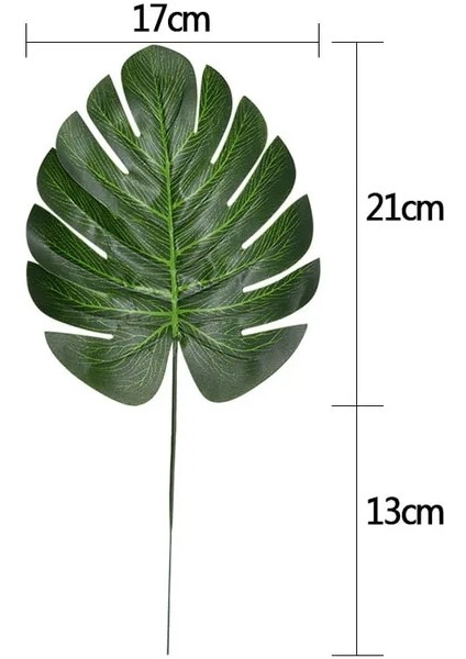 M05 21 cm 10 Adet S/m/l Altın Simülasyon Monstera Kaplumbağa Yaprakları Yapay Dekoratif Yapraklar Ev Düğün Parti Dekorasyon Için Çiçek (Yurt Dışından)