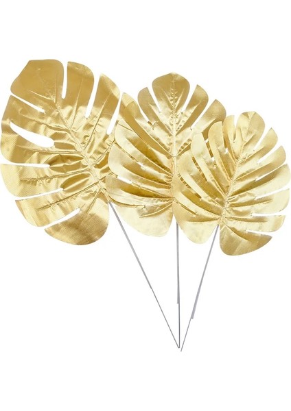 M05 21 cm 10 Adet S/m/l Altın Simülasyon Monstera Kaplumbağa Yaprakları Yapay Dekoratif Yapraklar Ev Düğün Parti Dekorasyon Için Çiçek (Yurt Dışından) modelleri