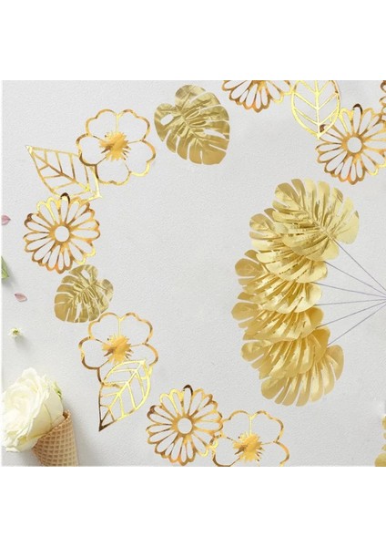 M05 21 cm 10 Adet S/m/l Altın Simülasyon Monstera Kaplumbağa Yaprakları Yapay Dekoratif Yapraklar Ev Düğün Parti Dekorasyon Için Çiçek (Yurt Dışından) indirimleri