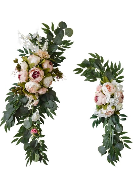 Seçenek 5 C Gerçekçi Yapay Çiçek Kemer Dekor Yapay Çiçek Ekran Sahte Bitki Düğün Parti Duvar Töreni Için Tatil Dekorasyon (Yurt Dışından) fiyatları