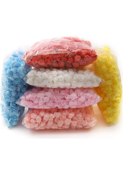 Kraliyet Mavi 3 cm 500 Adet Mini Yapay Pe Köpük Gül Çiçek Başları Düğün Ev Dekorasyon Için El Yapımı Sahte Çiçekler Topu Zanaat Parti Malzemeleri (Yurt Dışından) modelleri