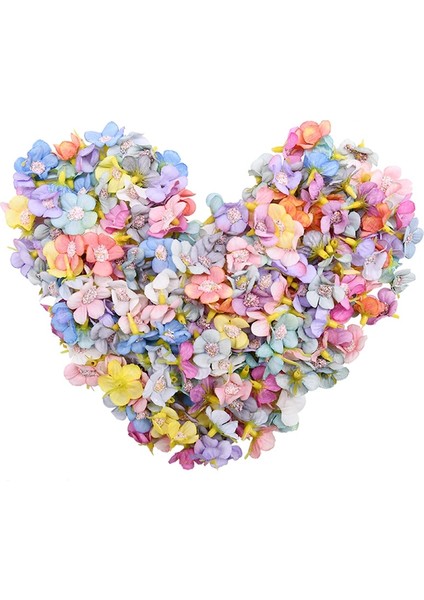 F14 50 Adet 2 cm Renkli Papatya Çiçek Başları Mini Ipek Yapay Çiçekler Çelenk Scrapbooking Ev Düğün Dekorasyon Için (Yurt Dışından) fiyatları