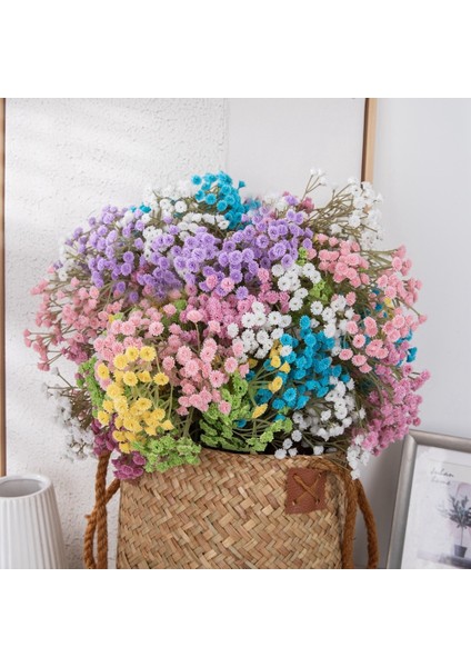 Pembe 1 Şube 65 cm 90 Kafaları Yapay Sahte Çiçekler Babysbreath Çiçek Düğün Dekorasyon Ev Partisi Dıy Scrapbooking El Sanatları Ercik (Yurt Dışından) indirimleri