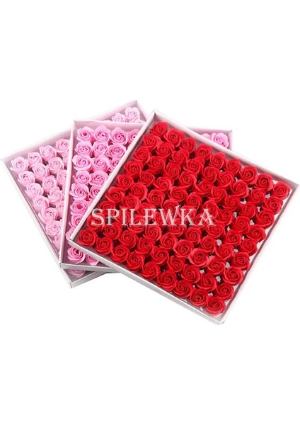 Mavi 81 Adet Yapay Çiçek Gül Çiçek Kafa Dekorasyon Çiçek Kutusu Temel Düğün Buket Sevgililer Günü Hediyesi Holding Sabun Çiçek (Yurt Dışından) fiyatları