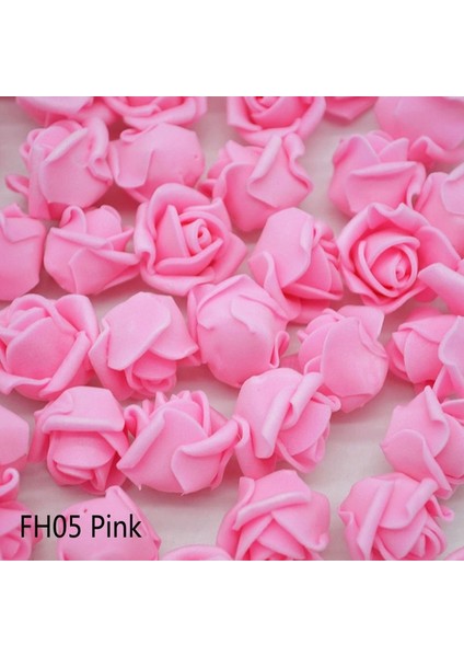 FH05 2 cm 100 Adet Mini 2 cm Köpük Gül Yapay Çiçek Düğün Gelin Buketi Parti Dekorasyon Doğum Günü Hediyesi Karalama Defteri Dıy Zanaat Malzemeleri (Yurt Dışından)