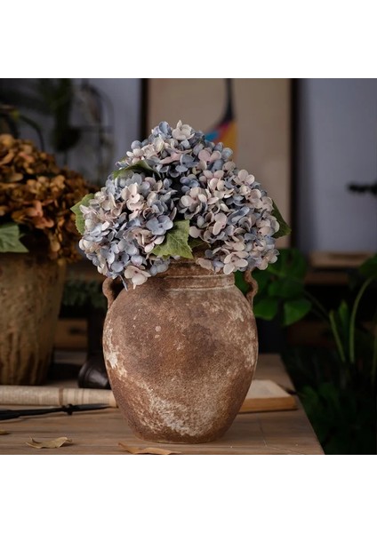 Stil 4 Yapay Ortanca Ipek Çiçek Tek Plastik Yapay Çiçek Dükkanı Dekorasyon Çiçek Aranjmanı Düğün Yapay Çiçek (Yurt Dışından) modelleri