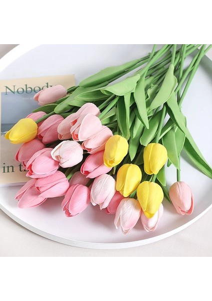 K06 10 Adet 5/10 Adet Yapay Çiçekler Lale Buketi Pe Sahte Çiçekler Düğün Bahçe Dekorasyon Açık Ev Bahçe Buket Vazo Dekor Bitkiler (Yurt Dışından) indirimleri