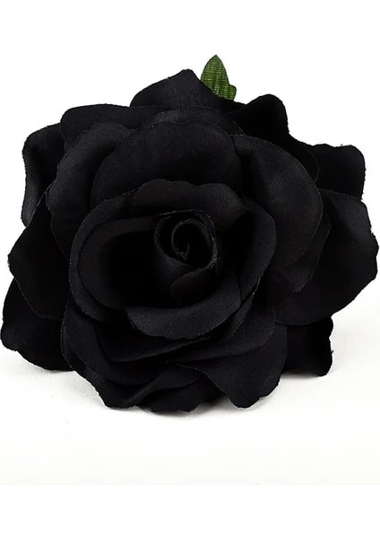 Siyah 30 Adet 9 cm Büyük Yapay Gül Ipek Çiçek Başları Düğün Dekorasyon Için Dıy Çelenk Hediye Kutusu Scrapbooking Craft Sahte Çiçekler (Yurt Dışından)