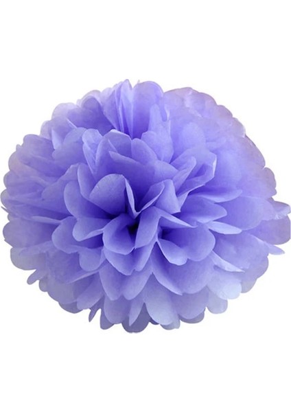 Menekşe 10 cm 4 Inç 5 Adet 6 ''-12'' Doku Kağıt Ponpon Düğün Dekoratif Kağıt Çiçekler Topu Bebek Duş Doğum Günü Partisi Dekorasyon Kağıt Pom Poms (Yurt Dışından)