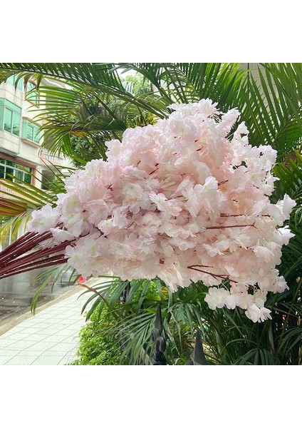 Açık Pembe Yapay Kiraz Çiçeği Ipek Çiçek Kiraz Çiçeği Şube Düğün Kemer Dekorasyon Otel Etkinliği Oturma Odası Ev Dekorasyonu (Yurt Dışından)