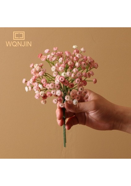 Beyaz Wqnjın Yapay Gypsophila Nefes Düğün Küçük Taze Yapay Çiçekler Sahte Çiçekler Çiçek Aranjmanı Ev Dekorasyon (Yurt Dışından)
