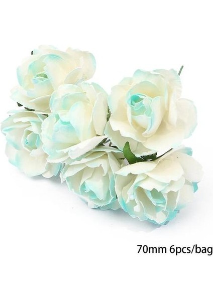 Stil 6 6/10/12/50/60/70/90/144 Adet Mix Mavi Çiçek Kiraz Ercik Meyveleri Paketi Dıy Noel Düğün Pastası Hediye Kutusu Çelenkler Dekorasyon (Yurt Dışından) fiyatları