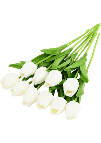 Bir 10 Adet Lale Yapay Çiçek Gerçek Dokunmatik Yapay Buket Pe Sahte Çiçek Düğün Dekorasyon Için Çiçekler Ev Bahçe Dekor (Yurt Dışından)