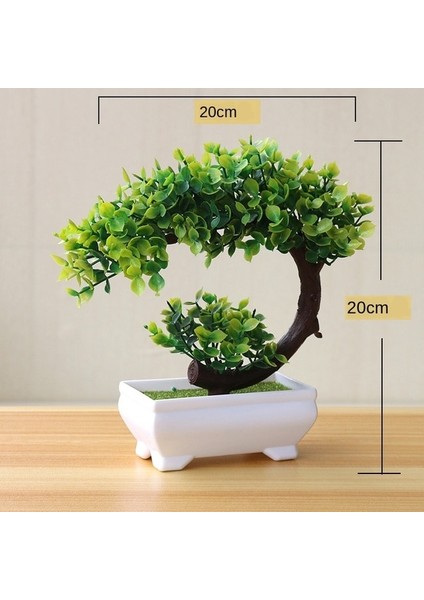 Yjlyueya Yeşil Yapay Bitkiler Saksı Bonsai Yeşil Küçük Ağaç Bitkiler Sahte Çiçekler Saksı Süsler Ev Bahçe Dekor Için Parti Otel Dekor (Yurt Dışından) fiyatları