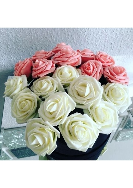 Açık Pembe 30 Adet 10/20/30 Adet 8 cm Yapay Pe Köpük Gül Çiçek Gelin Buketleri Düğün Masa Ev Partisi Süslemeleri Dıy Karalama Defteri Malzemeleri (Yurt Dışından) fiyatları