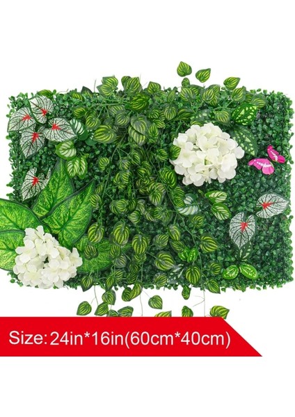 Bitki DUVARI-018 Yapay Bitkiler Şimşir Çit Panelleri 60*40CM Yeşillik Zemin Duvar Panelleri Suni Çim Zemin Duvar Halısı Duvar Çim (Yurt Dışından)