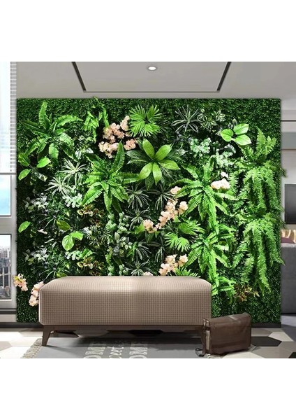 Bitki DUVARI-018 Yapay Bitkiler Şimşir Çit Panelleri 60*40CM Yeşillik Zemin Duvar Panelleri Suni Çim Zemin Duvar Halısı Duvar Çim (Yurt Dışından) modelleri