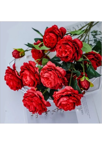 Stil 1 3 Kafaları Sahte Şakayık Vazolar Ev Dekorasyon Aksesuarları Düğün Dekoratif Çiçekler Scrapbooking Bahçe Ev Ürünleri (Yurt Dışından) fiyatları