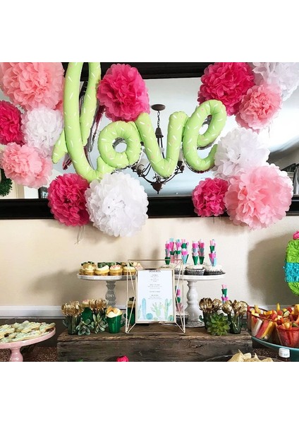 Tiffany Mavi 30 cm 12 Inç 5 Adet 6''-12'' Doku Kağıt Ponponlar Düğün Dekoratif Kağıt Çiçekler Topu Bebek Duş Doğum Günü Partisi Dekorasyon Kağıt Pom Poms (Yurt Dışından)