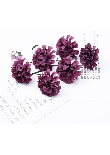 Stil 4 20 Parça Sahte Karanfil Düğün Çiçek Kafa Noel Scrapbooking Ev Dekor Gelin Aksesuarları Gümrükleme Yapay Çiçekler (Yurt Dışından)