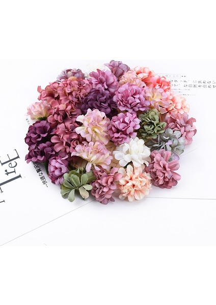 Stil 4 20 Parça Sahte Karanfil Düğün Çiçek Kafa Noel Scrapbooking Ev Dekor Gelin Aksesuarları Gümrükleme Yapay Çiçekler (Yurt Dışından) fiyatları