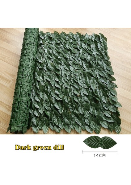 Koyu Yeşil Dereotu 1m x 0.5m Yapay Çit Yaprağı Çit Sarmaşık Dökmeyen Çit Yanlış Yaprak Gizlilik Ekranı Sahte Eskrim Paneli Açık Arka Bahçe Balkon Dekorasyonu (Yurt Dışından) fiyatları