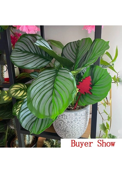 43CM Hiçbir Pot A Potsuz 43CM 12 Kafa Tropikal Monstera Yapay Bitki Şube Sahte Kaplumbağa Yaprağı Potsuz Plastik Palmiye Ağacı Ev Bahçe Duvar Dekoru Için (Yurt Dışından) modelleri