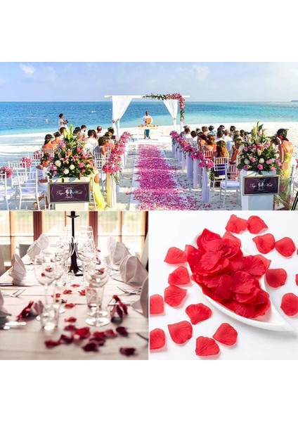 Beyaz 300 Adet 100/500/1000 Adet Renkli Aşk Romantik Sıcak Ipek Gül Yapay Yaprakları Düğün Parti Çiçek Dekorasyon Gül Malzemeleri Şekeri (Yurt Dışından) fırsatları