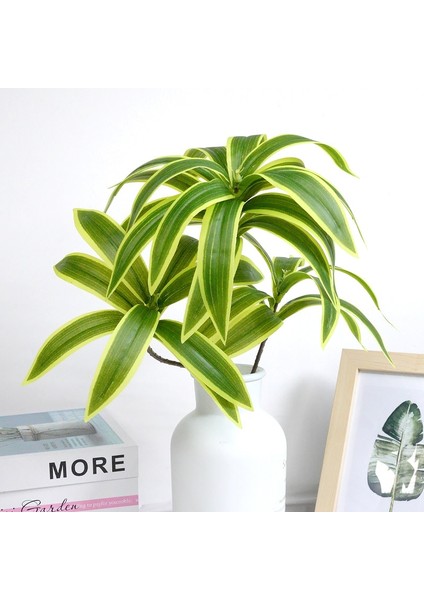 D 3 Çatal Yapay Masaüstü Sahte Bitkiler Yeşil Plastik Dallar Palmiye Ağacı Masa Bitki Çiçekler Ağacı Malzeme Ev Aksesuarları Dekor (Yurt Dışından) modelleri