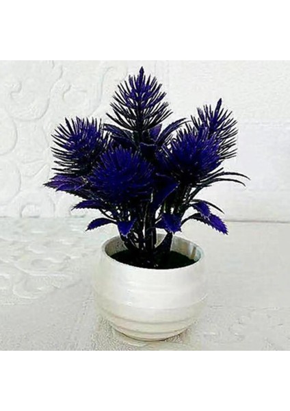 Mor Orkide 1 Takım Simülasyon Bonsai Gerçekçi Çam Saksı Canlı Plastik Yapay Renkli Bitkiler Parti Düzenlemesi Için Dekorasyon (Yurt Dışından)