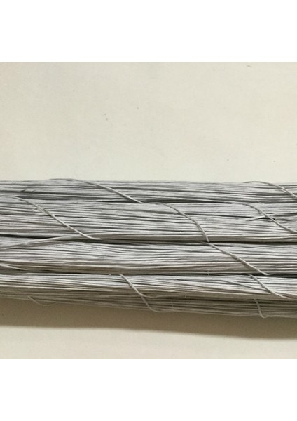 Beyaz Sqsymzhg 50 Adet #26 Kağıt Tel 0.45MM/0.0177 Inç Çap 40CM Uzun Demir Tel Dıy Naylon Çorap Çiçek Yapımı Için Kullanılır (Yurt Dışından)