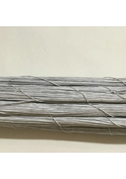 Beyaz Sqsymzhg 50 Adet #26 Kağıt Tel 0.45MM/0.0177 Inç Çap 40CM Uzun Demir Tel Dıy Naylon Çorap Çiçek Yapımı Için Kullanılır (Yurt Dışından)