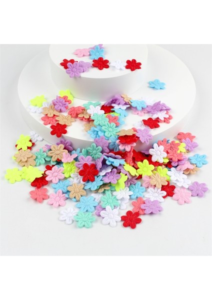 Açık Sarı 100 Adet Beş Yapraklı Düğün Çiçek Kabartma Dıy Dikiş El Sanatları Çocuk Saç Aksesuarları Takı Kumaş Çıkartmalar Festivali Dekor (Yurt Dışından) fiyatları