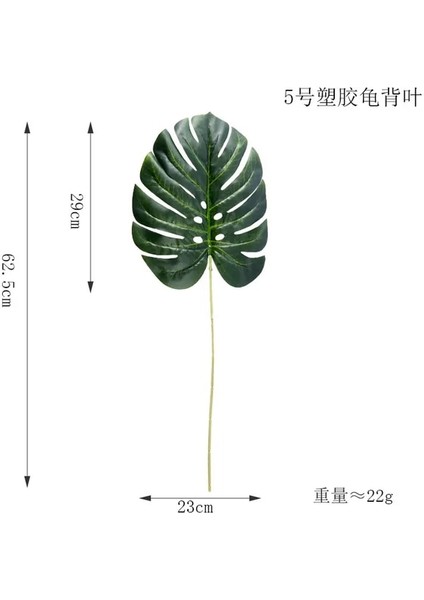 No 5 30-70 cm Yeşil Yapay Monstera Yaprakları Düğün Doğum Günü Partisi Dekorasyon Için Dıy Bitkiler Duvar Çiçek Aranjmanı Aksesuarları (Yurt Dışından)