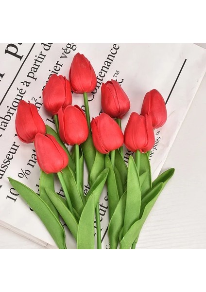 Renk 4 3 Adet 3/5/10/15/20 Adet Laleler Yapay Çiçekler Gerçek Dokunmatik Çiçek Buketi Laleler Sahte Çiçek Düğün Ev Dekorasyon Için (Yurt Dışından)