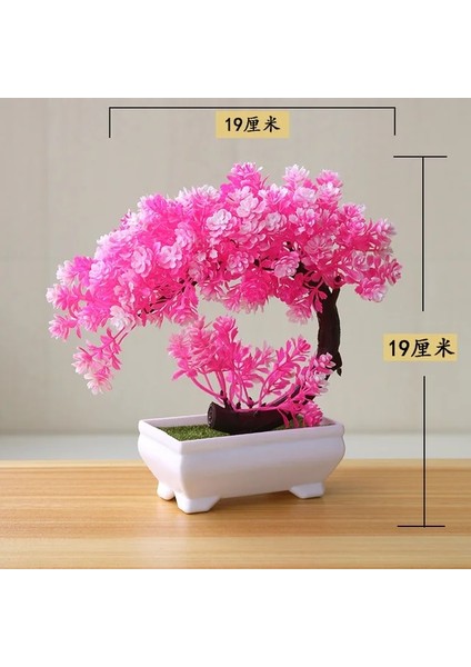 Lotus Pembe 1 Adet Yeni Yapay Bitkiler Bonsai Küçük Ağaç Saksı Sahte Bitki Çiçekler Ev Odası Masa Pulp Pot Bahçe Dekor Için Saksı Süsler (Yurt Dışından)