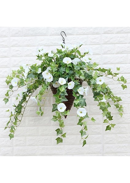 Yeşil-F Yapay Çiçek Rattan Sahte Bitki Asma Dekorasyon Duvar Asılı Güller Ev Dekor Aksesuarları Düğün Dekoratif Çelenk (Yurt Dışından) fırsatları