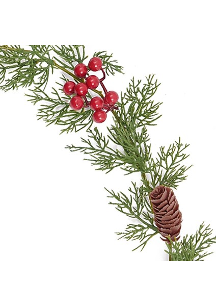 1 Adet Stil 05 Partı Sevınç 2 M Kırmızı Meyveler ile Noel Çam Vine Garland Rattan Ev Partisi Duvar Kapı Dekor Noel Ağacı Süsler Noel Çelenk (Yurt Dışından) indirimleri